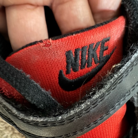 Nike Court Borough Low Recraft – Kids’ Size 2Y | Red & Black - Picture 8 of 8